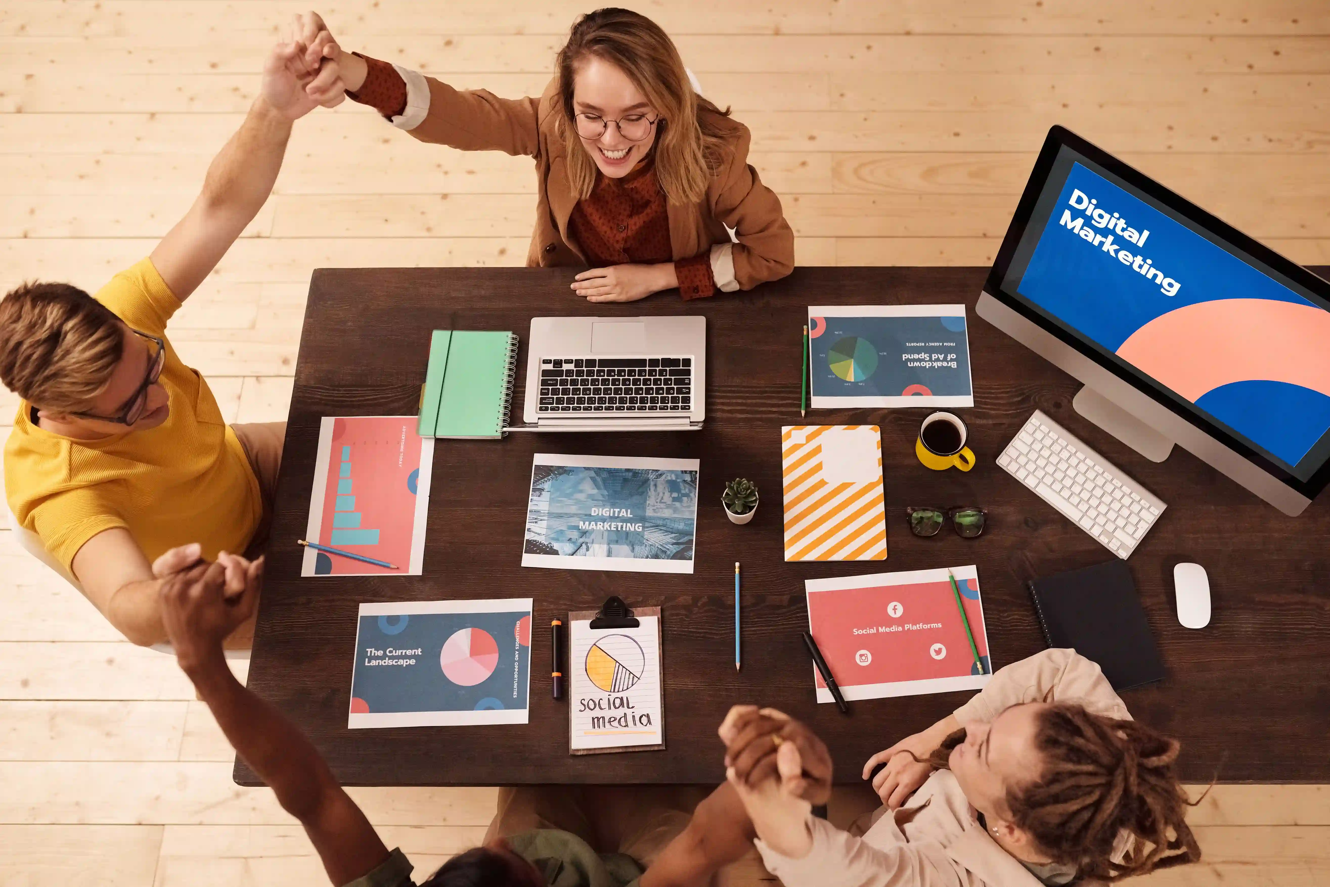 Social media marketing content stream