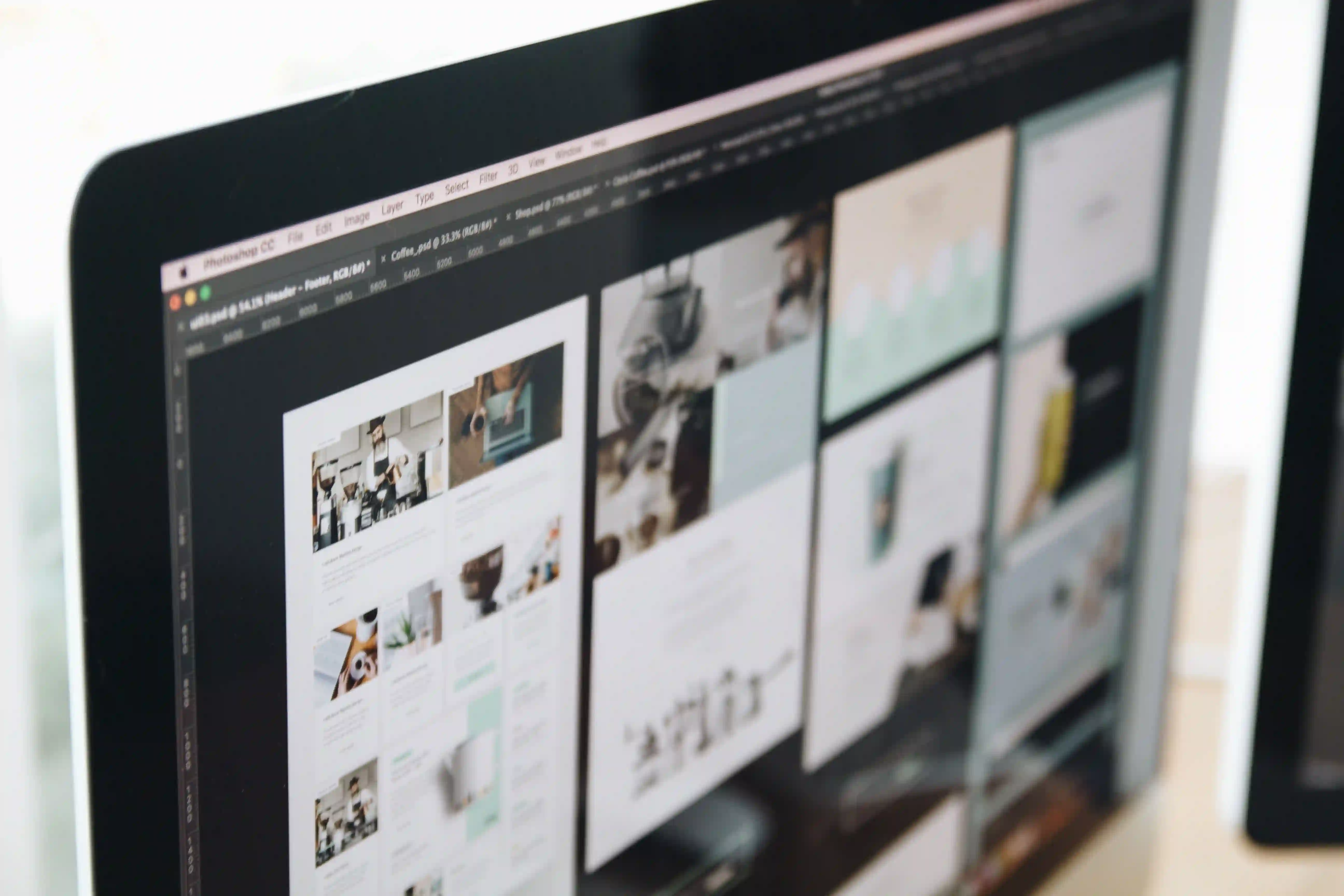Modern UI/UX design interface layout