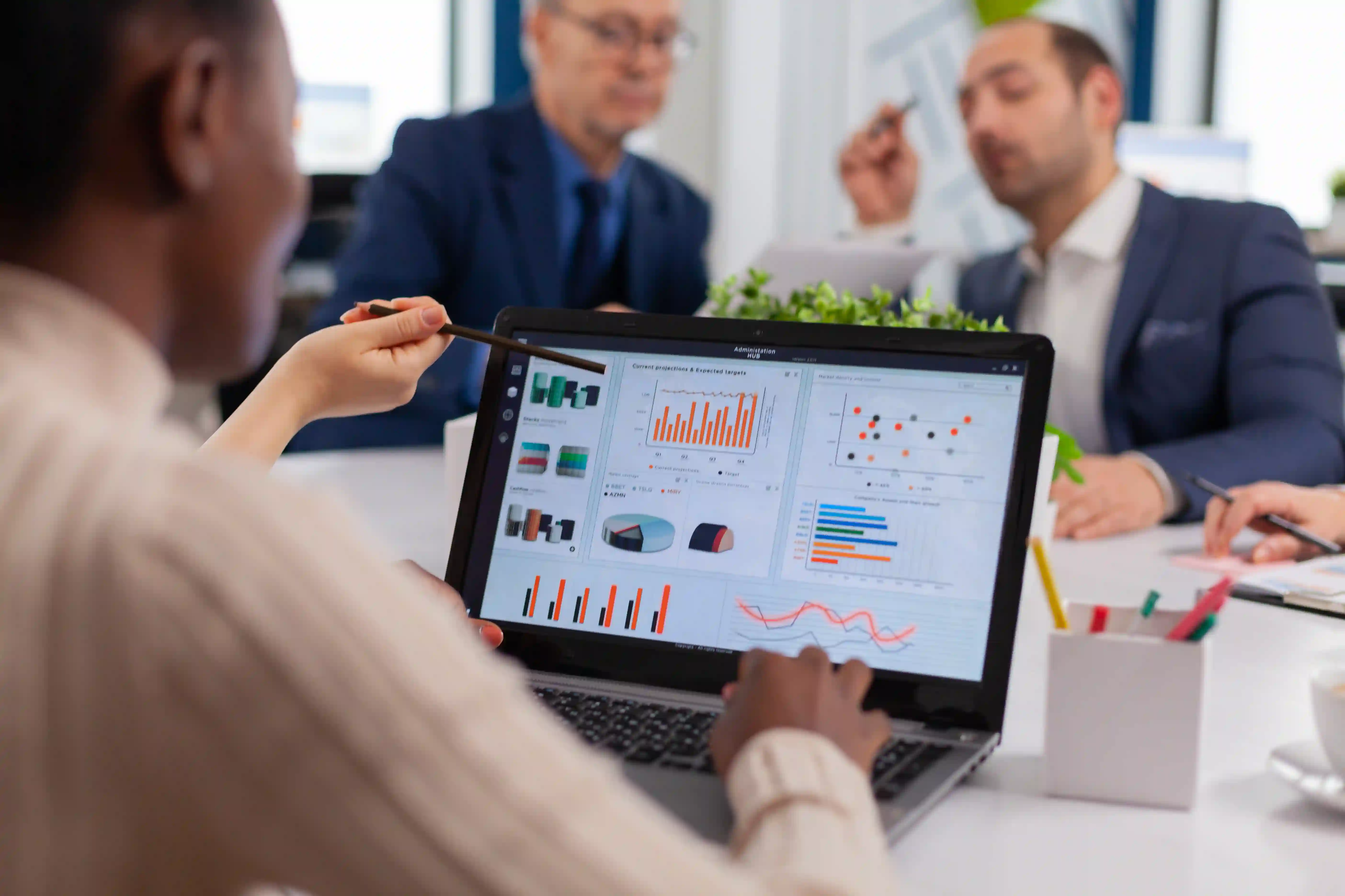 Custom ERP system architecture with automated workflows and real-time data sync